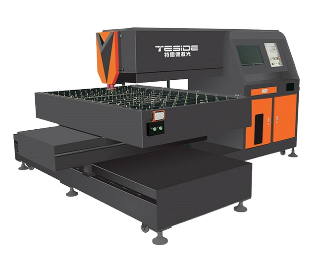 400 -Watt -Stanzlaserschneidemaschine mit neuem Modelllaserrohr für die Herstellung 
